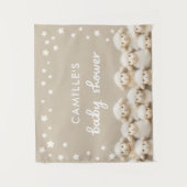 Schapen Genderneutraal Baby shower Wandkleed (Voorkant)
