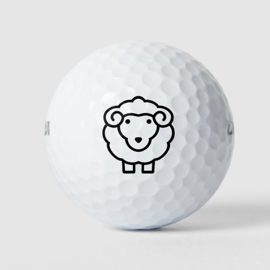 Schapen Golfballen (Voorkant)
