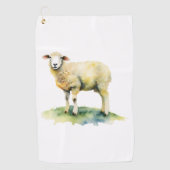 Schapen Golfhanddoek (Voorkant)