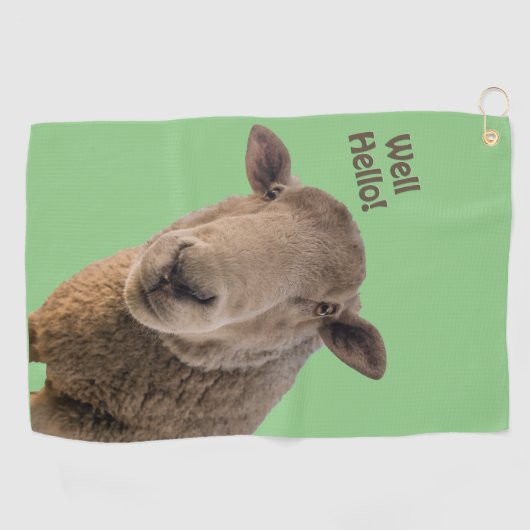 Schapen Golfhanddoek (Horizontaal)