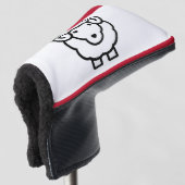 Schapen Golfheadcover (3/4 voorkant)