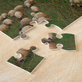 Schapen grazen aan de grens met Bosnië Legpuzzel (Zijkant)