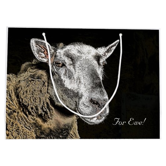 SCHAPEN GROOT CADEAUZAKJE (Achterkant)