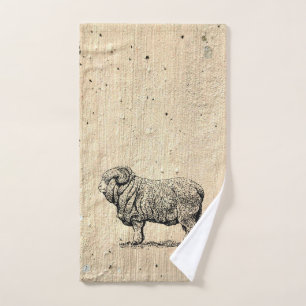 schapen handdoek