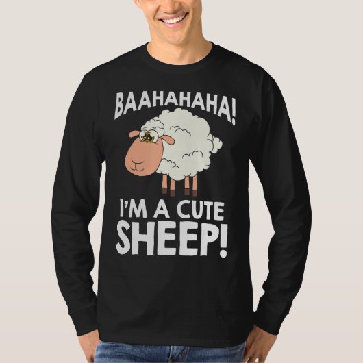 Schapen, ik ben een verkuilde schaap t-shirt (Voorkant)