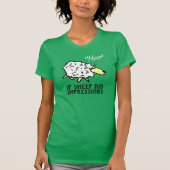 Schapen impressionist. Schapenhouderij T-shirt (Voorkant)