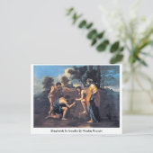 Schapen in arcadia door Nicolas Poussin Briefkaart (Staand voorkant)