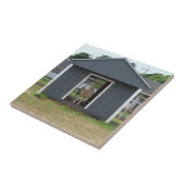 Schapen in BarnHouse Tile Tegeltje (Zijkant)
