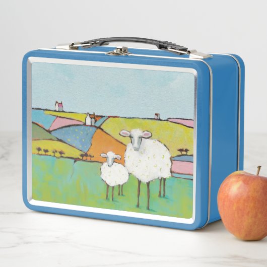 Schapen in de Meadow (In situ)