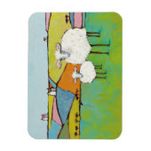 Schapen in de Meadow Magneet (Verticaal)