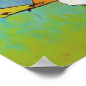 Schapen in de Meadow Poster (Hoek)