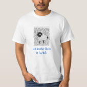 Schapen in de muur t-shirt (Voorkant)