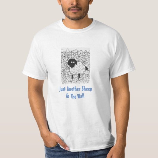 Schapen in de muur t-shirt (Voorkant)