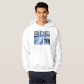 Schapen in de sneeuw van Derbyshire Hoodie (Voorkant volledig)