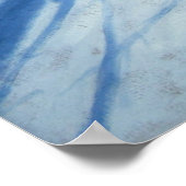 Schapen in de sneeuw van Derbyshire Poster (Hoek)