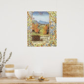 Schapen in de velden nabij Bethlehem, middeleeuws Poster (Keuken)