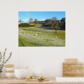 Schapen in de vorstvallei poster (Keuken)