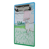 Schapen in de wei mini klembord (Angled2)