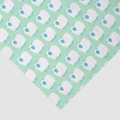 Schapen in de weide tissuepapier (Detail)