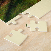 Schapen in de winter legpuzzel (Zijkant)