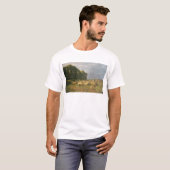 Schapen in een landschap t-shirt (Voorkant volledig)