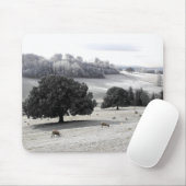 Schapen in een vorstveld muismat (Met muis)