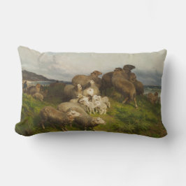 Schapen in een weide (door August Friedrich Schenc Kussen