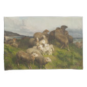 Schapen in een weide (door August Friedrich Schenc Kussensloop (Voorkant-Rechts)