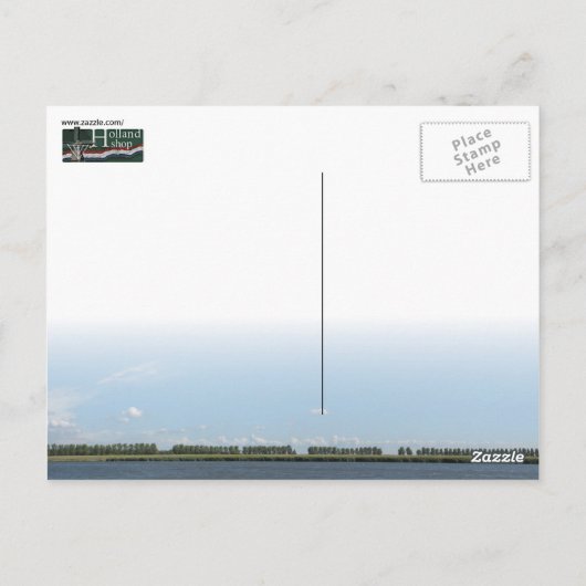 Schapen in het Briefkaart Meadow (Achterkant)