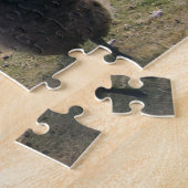 Schapen in het gras legpuzzel (Zijkant)