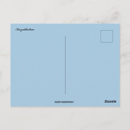 Schapen in het Kazachse Briefkaart (Achterkant)
