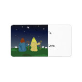 Schapen in het Label met veldeigering (Voorkant)