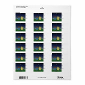 Schapen in het Label met veldeigering (Full Sheet)