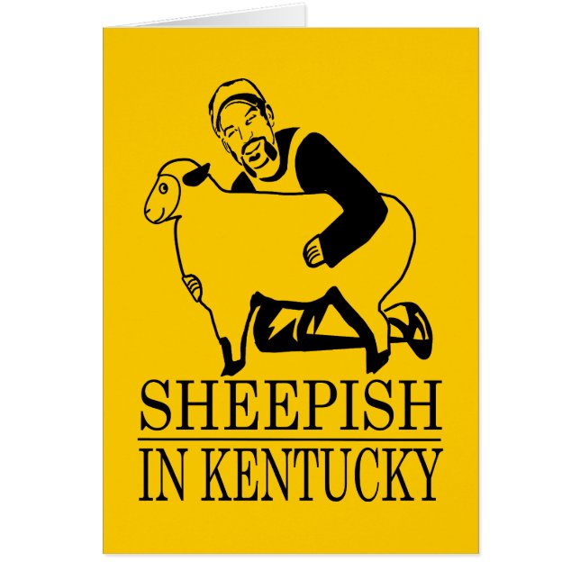 Schapen in Kentucky (Voorkant)