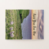 Schapen in Nieuw-Zeeland | Christkerk Landschap |  Legpuzzel (Horizontaal)