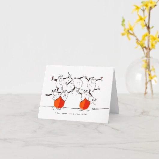 Schapen Kaart (Gele Bloem)