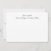 SCHAPEN KAART (Achterkant)