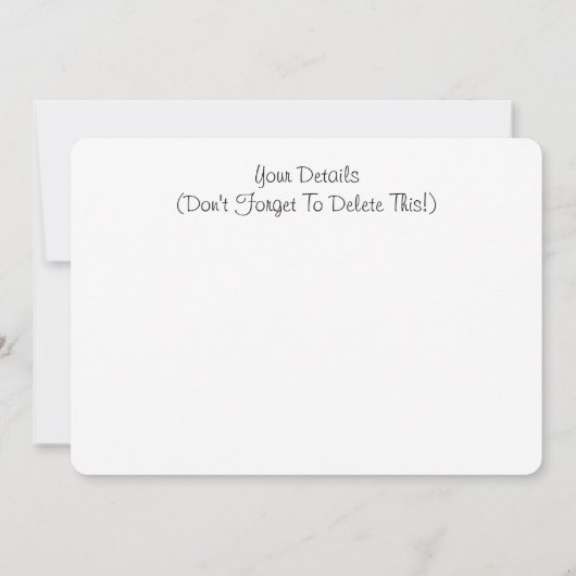 SCHAPEN KAART (Achterkant)