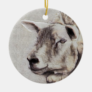 SCHAPEN KERAMISCH ORNAMENT