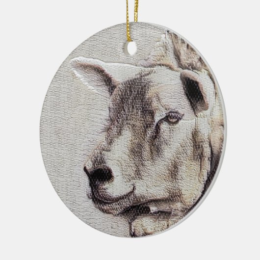 SCHAPEN KERAMISCH ORNAMENT (Links)
