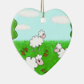 Schapen Keramisch Ornament (Rechts)