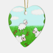 Schapen Keramisch Ornament (Links)