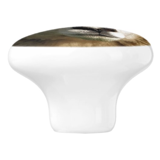 SCHAPEN KERAMISCHE KNOP (Zijkant)