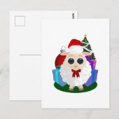 Schapen - Kerstmis Briefkaart (Voorkant / Achterkant)