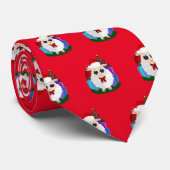 Schapen - Kerstmis Stropdas (Opgerold)