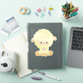 Schapen, kleine schapen, Baby schapen, gele schape Sticker (iPad Cover)