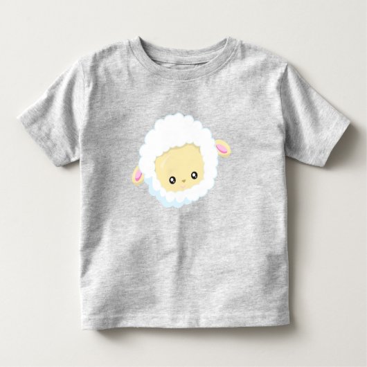 Schapen, kleine schapen, Baby schapen, witte schap Kinder Shirts (Voorkant)