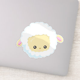 Schapen, kleine schapen, Baby schapen, witte schap Sticker