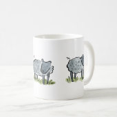 Schapen Koffiemok (Voorkant rechts)