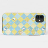 Schapen, Land Faux Patchwork iPhone 5/5s Hoesje (Achterkant (horizontaal))